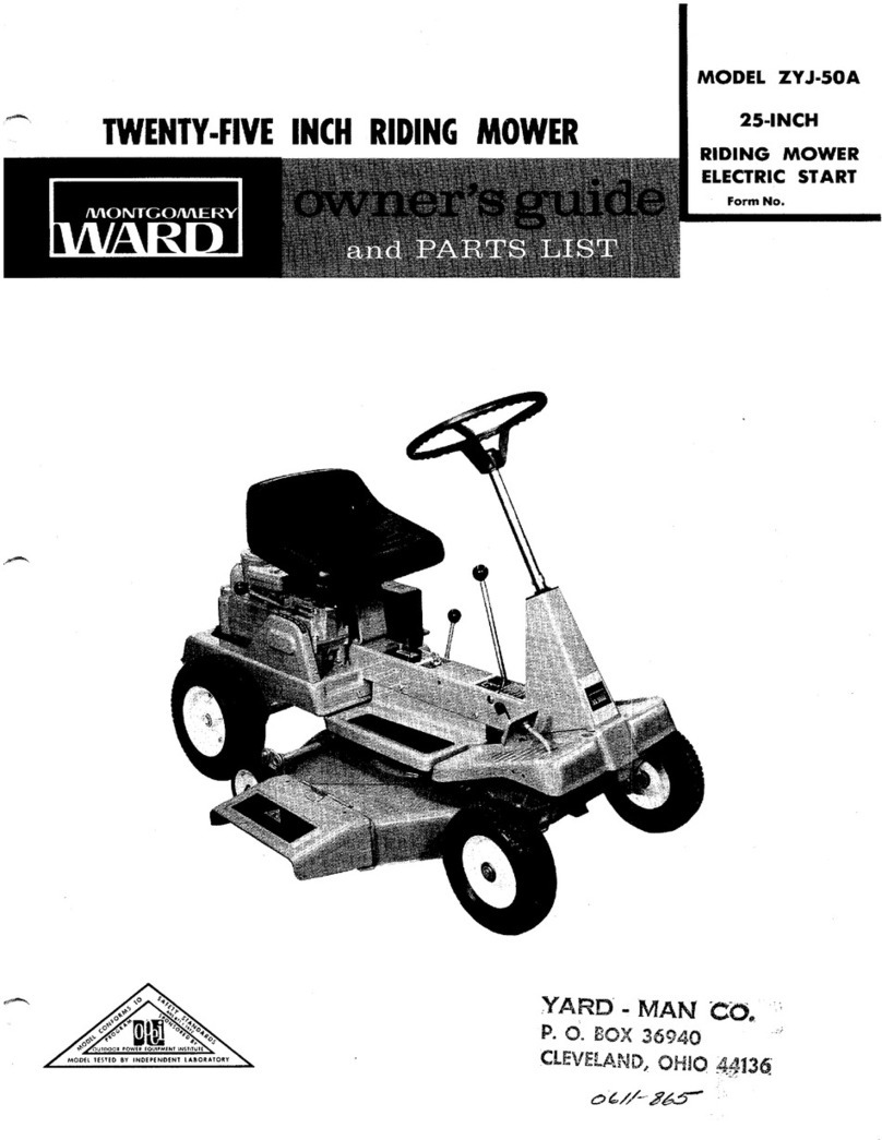 Montgomery Ward ZYJ-50A Owner's guide and parts list