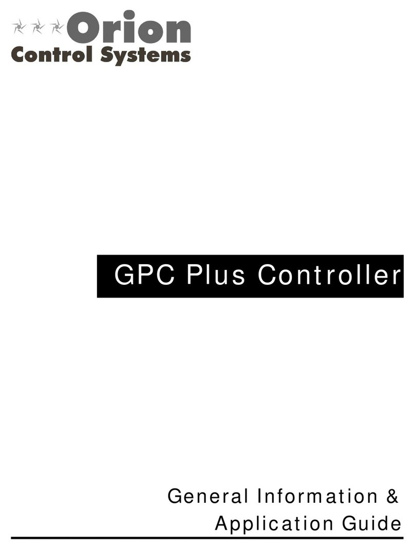 Orion GPC Plus Controller Configuration guide