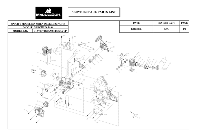 McCulloch MS1434NAVVP Guide
