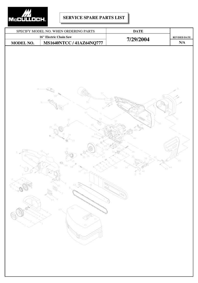 McCulloch MS1640NTCC Guide