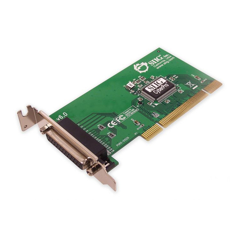SIIG Parallel PCI 1P Quick installation guide