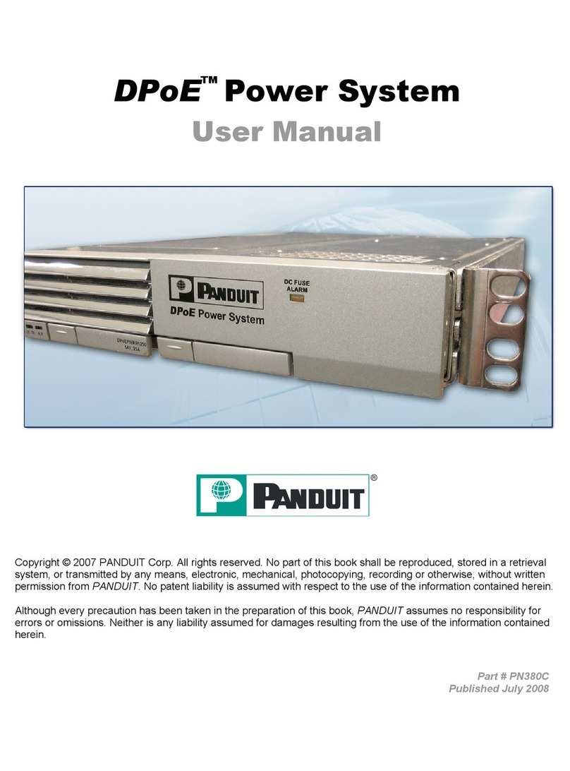 Panduit DPOE PN380C User manual