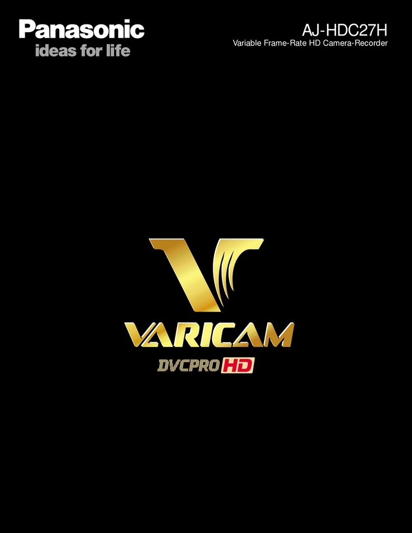 Panasonic Varicam AJ-HDC27H User manual Panasonic Varicam AJ-HDC27H User manual