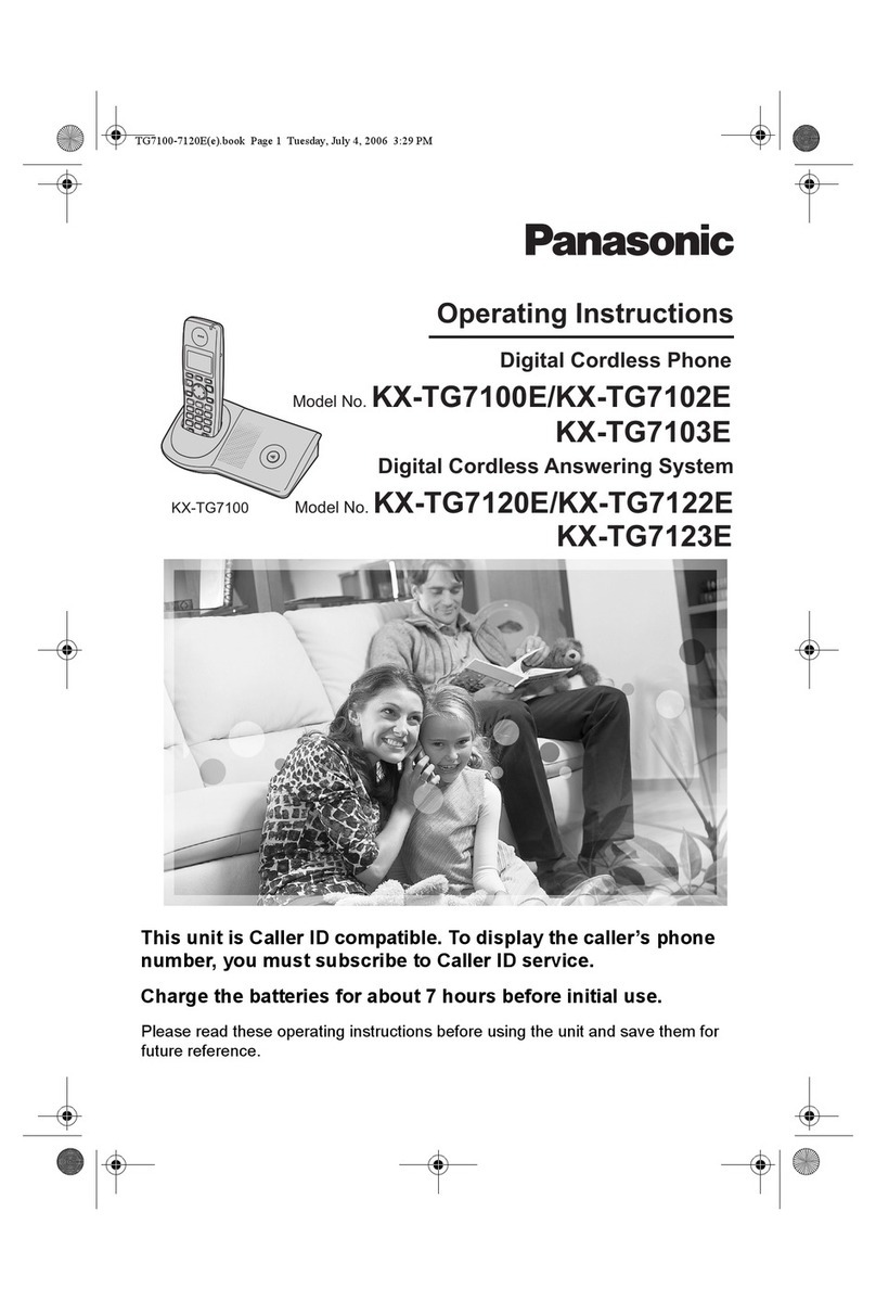Panasonic KX-TG7100 User manual