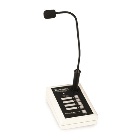 Peavey PageMatrix STATION FOUR BUTTON User manual