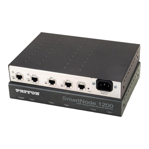 Patton electronics SMARTNODE 1200 quick start guide Patton electronics SMARTNODE 1200 quick start guide