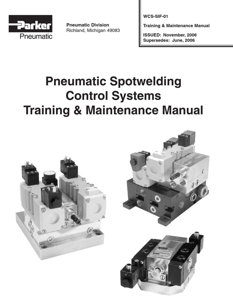 Parker WCS-SIF-01 Training & maintenance manual Parker WCS-SIF-01 Training & maintenance manual