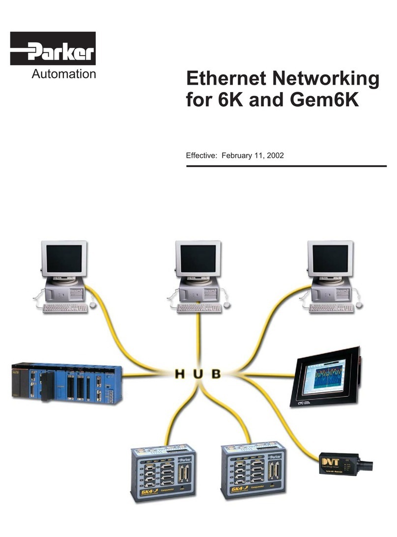 Parker 6K Series User information