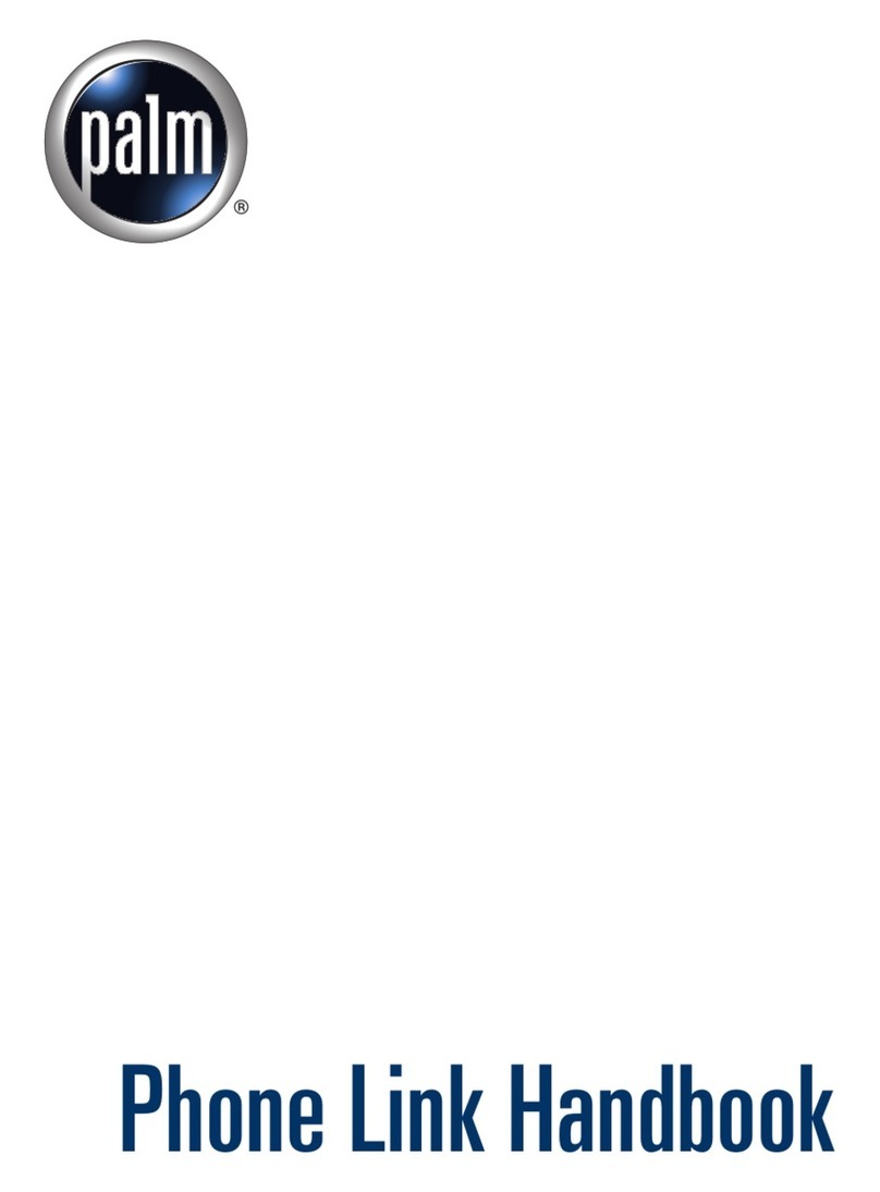 Palm Phone Link Handbook User manual