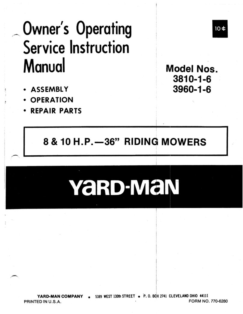 Yard-Man 3810-1-6 Manual
