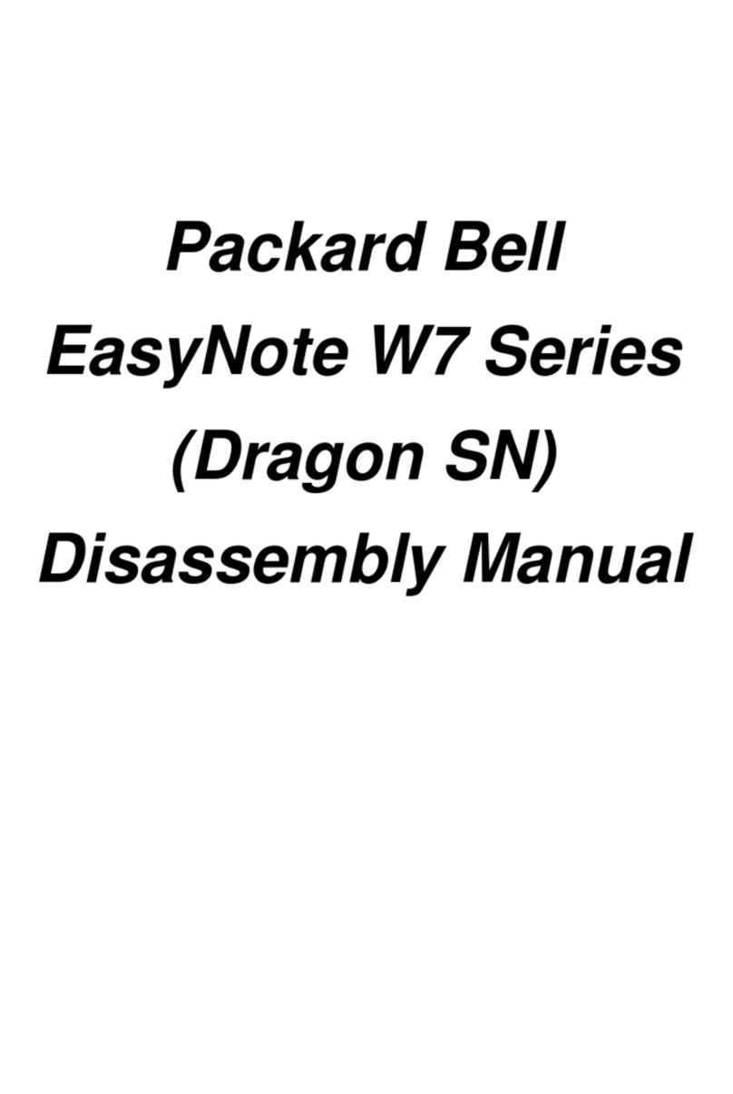Packard Bell W7 Series Installation instructions