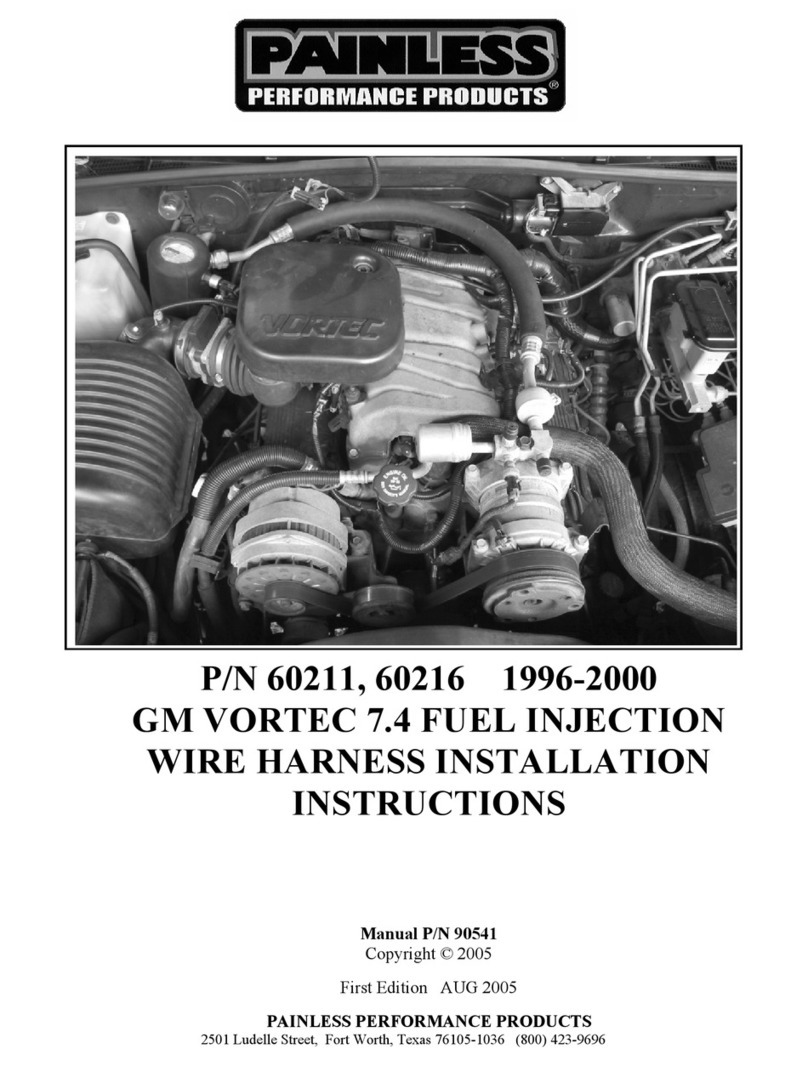 Painless Performance VORTEC 60211 installation instructions Painless Performance VORTEC 60211 installation instructions