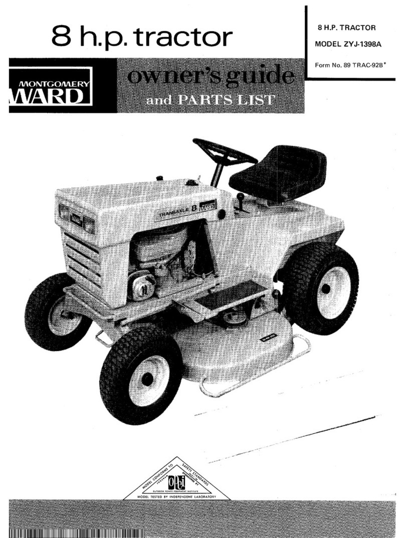 Montgomery Ward ZYJ-1398A Owner's guide and parts list Montgomery Ward ZYJ-1398A Owner's guide and parts list