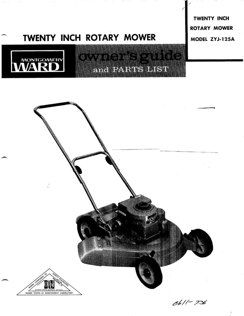 Montgomery Ward ZYJ-125A Owner's guide and parts list