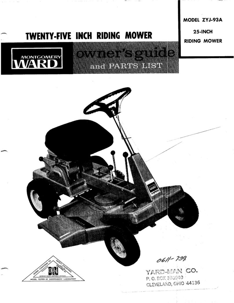 Montgomery Ward ZYJ-93A Owner's guide and parts list