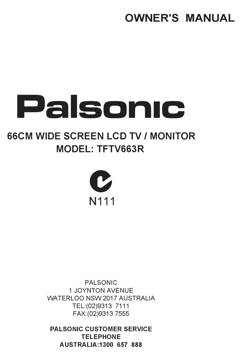 Palsonic TFTV663R User manual