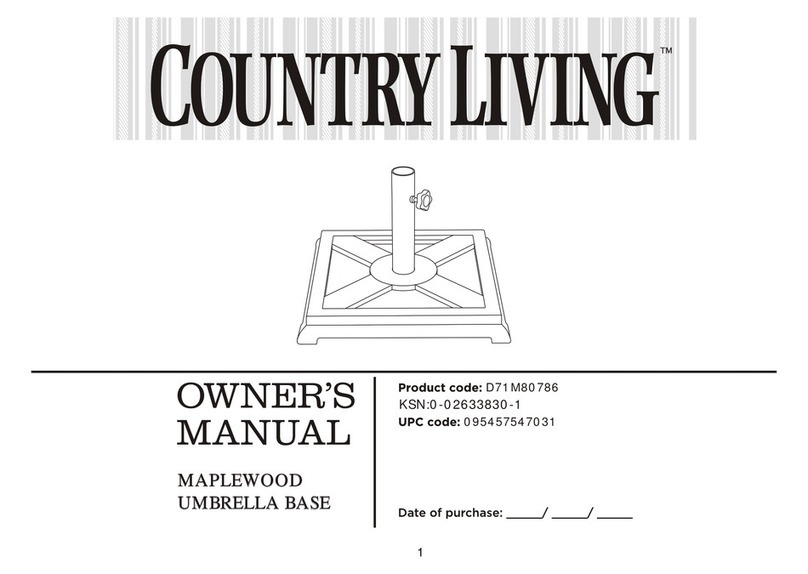 Country Living D71 M80786 owner's manual