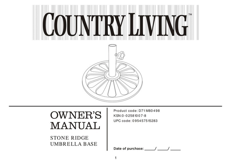 Country Living D71 M80498 owner's manual