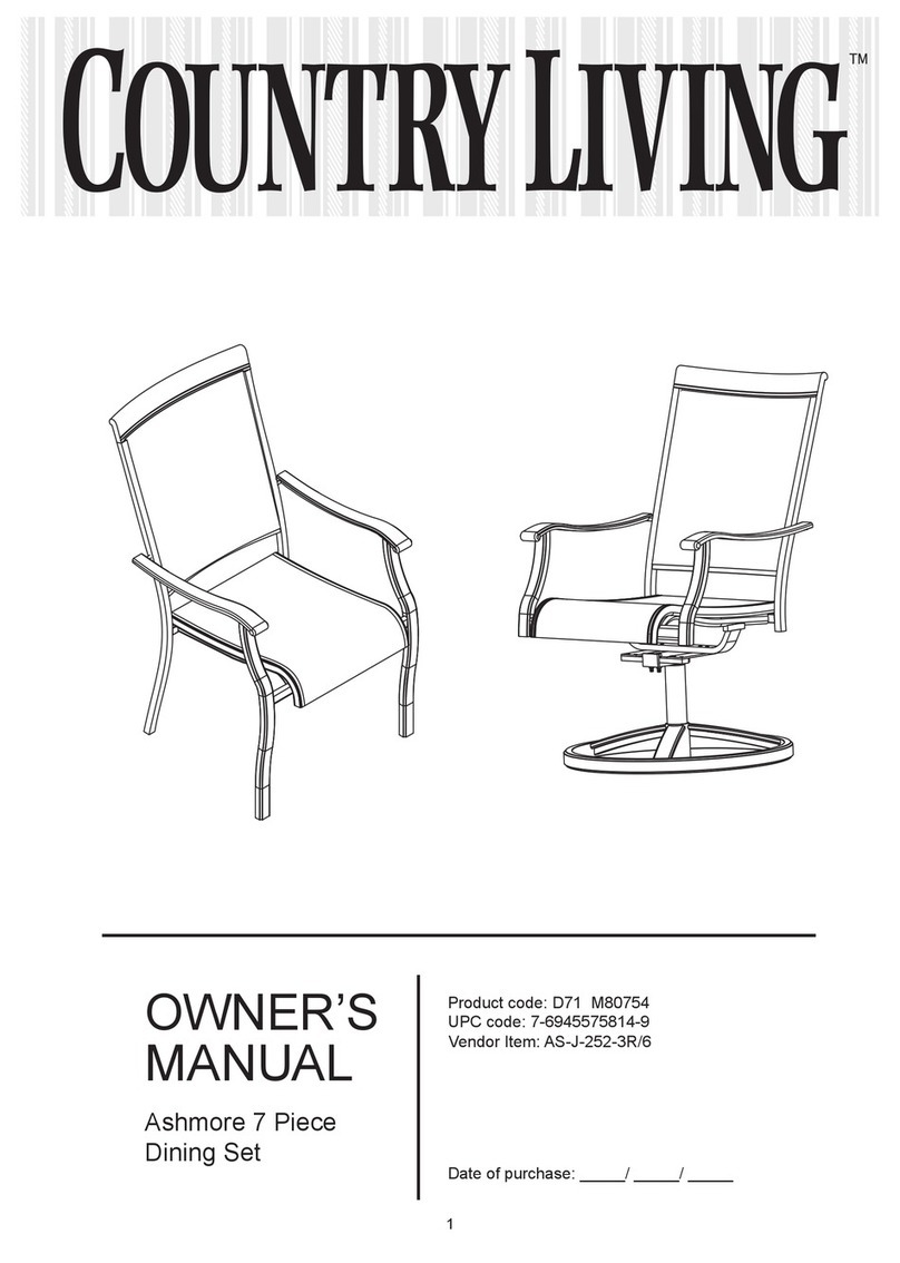 Country Living AS-J-252-3R/6 owner's manual