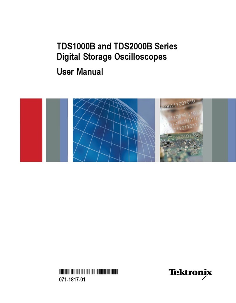 Tektronix TDS1000B Series User manual