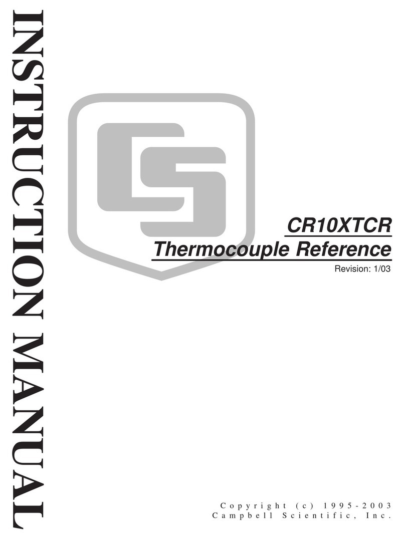 Campbell CR10XTCR User manual