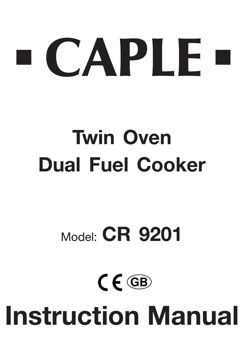 Caple CR 9201 User manual Caple CR 9201 User manual