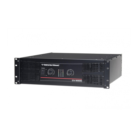 Cerwin-Vega CV-5000 User manual