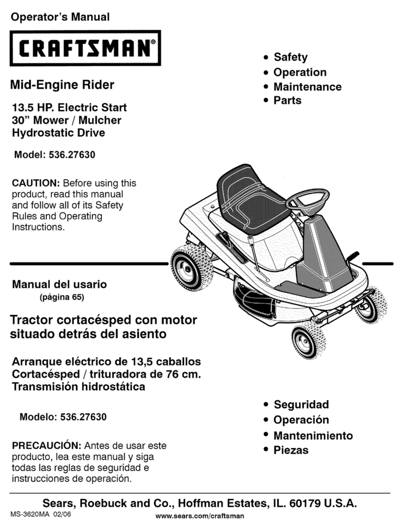 Craftsman 536.27630 User manual