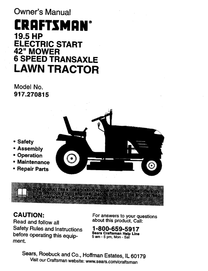 Craftsman 917.270815 owner's manual