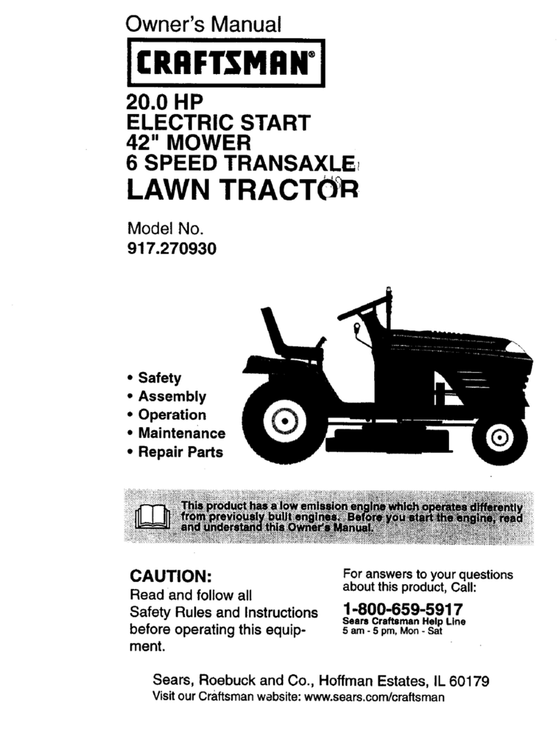 Craftsman 917.270930 owner's manual