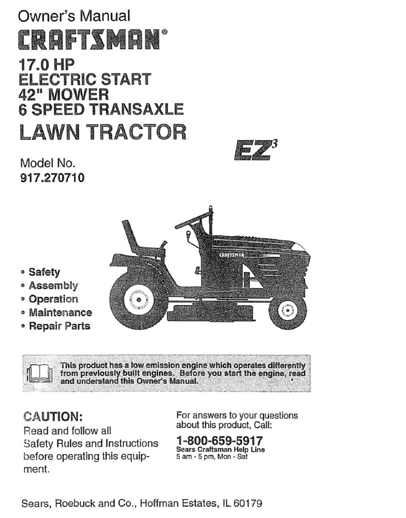 Craftsman EZ3 917.270710 User manual