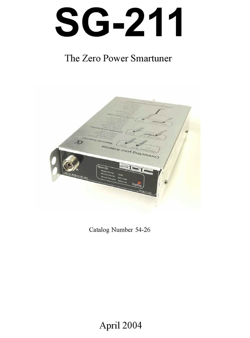 SGC Smartuner SG-211 User manual