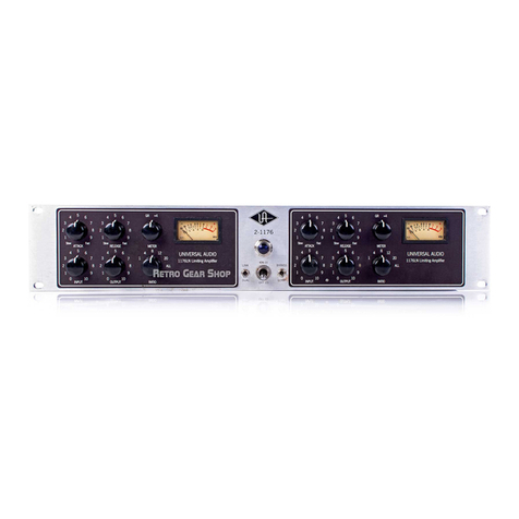 Universal Audio 2-1176 User manual
