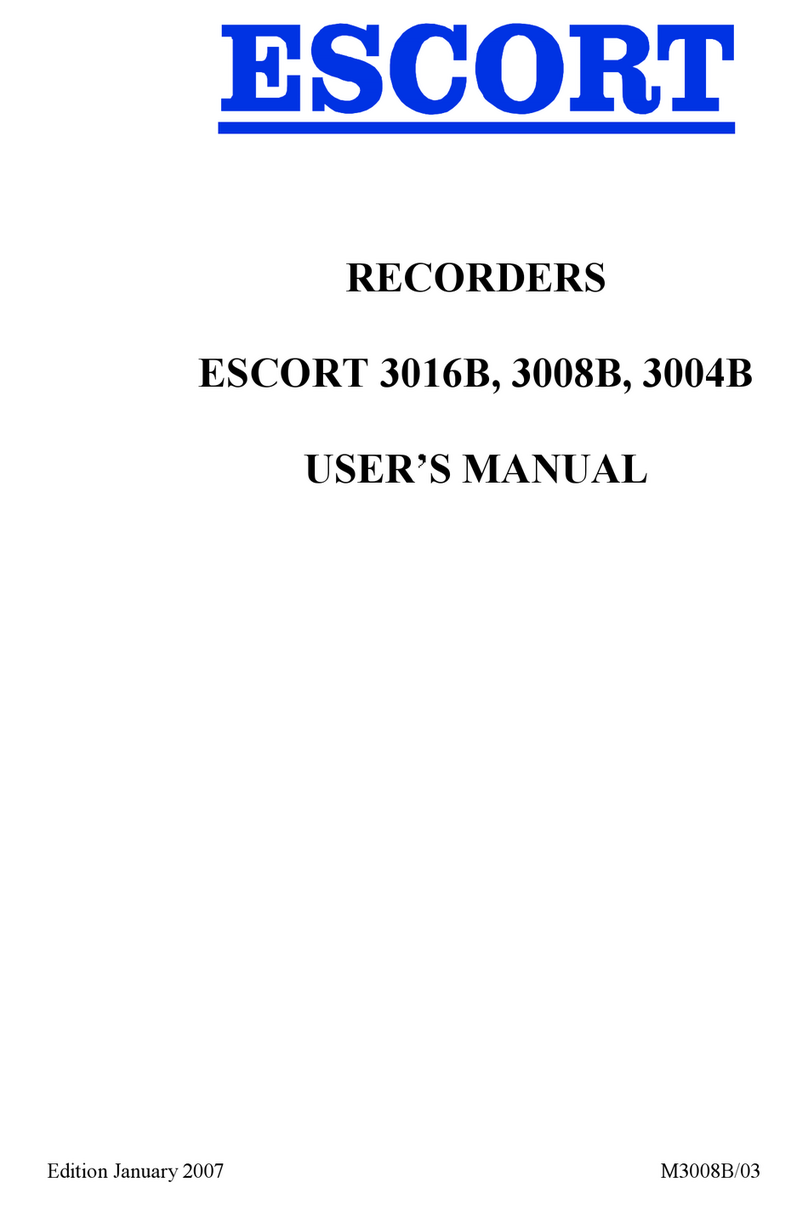 Escort 3004B user manual