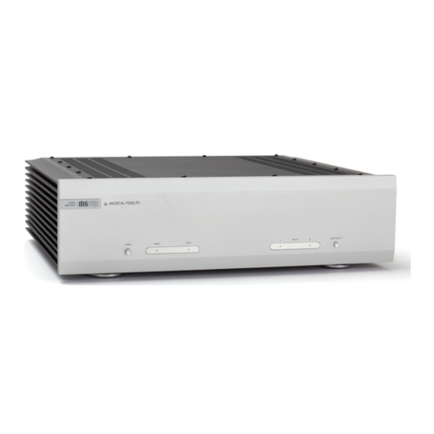 Musical Fidelity M6PRX CRPS Instructions for use