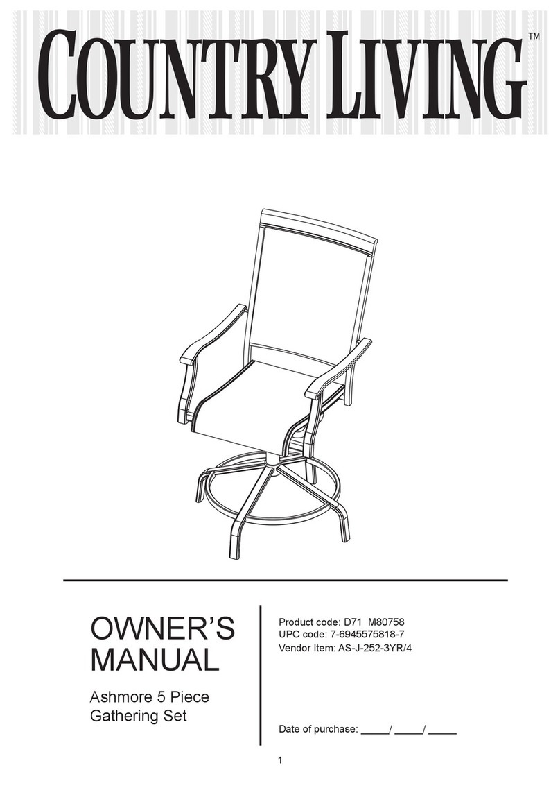 Country Living D71 M80758 owner's manual