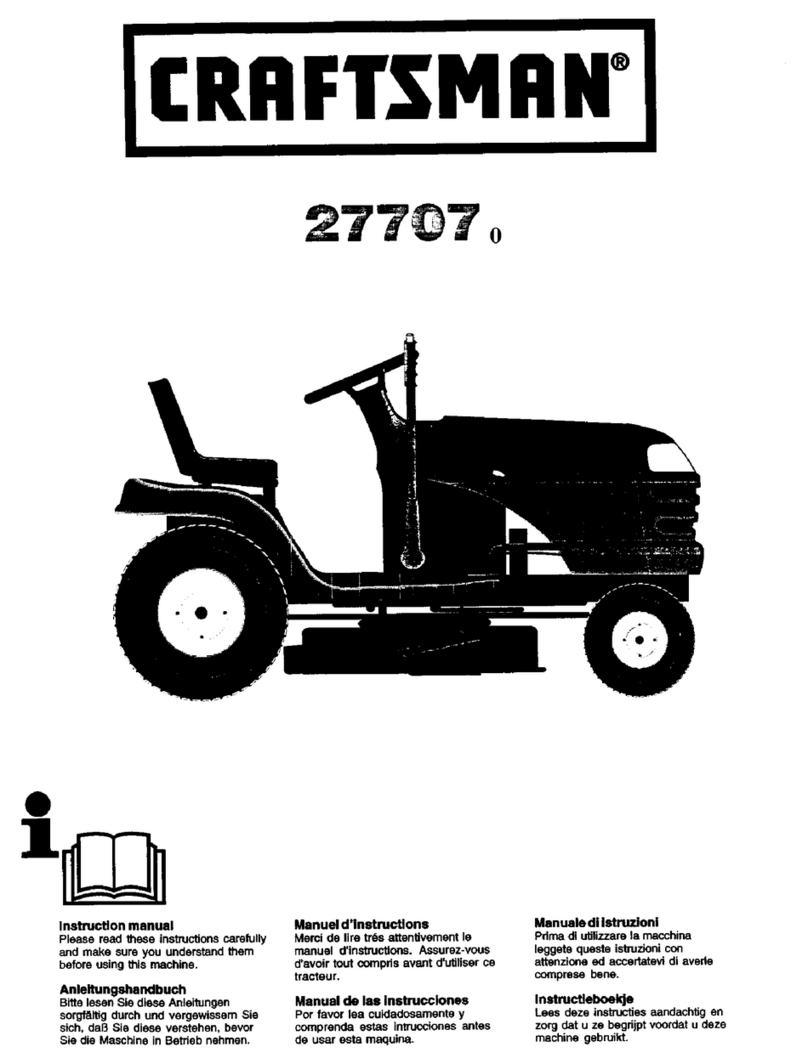 Craftsman 27707 instruction manual