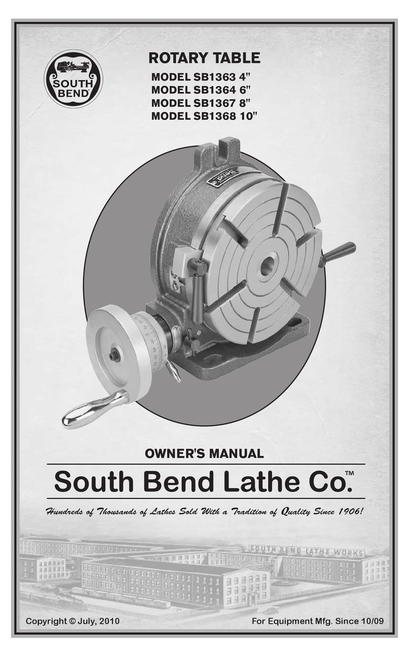 Southbend SB1363 owner's manual