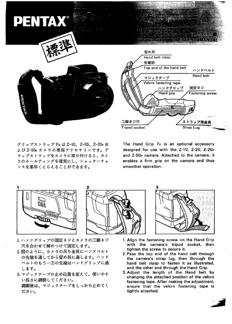 Pentax Hand Grip Fe User manual