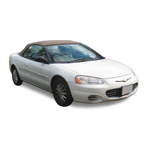 Chrysler Sebring Convertible User manual