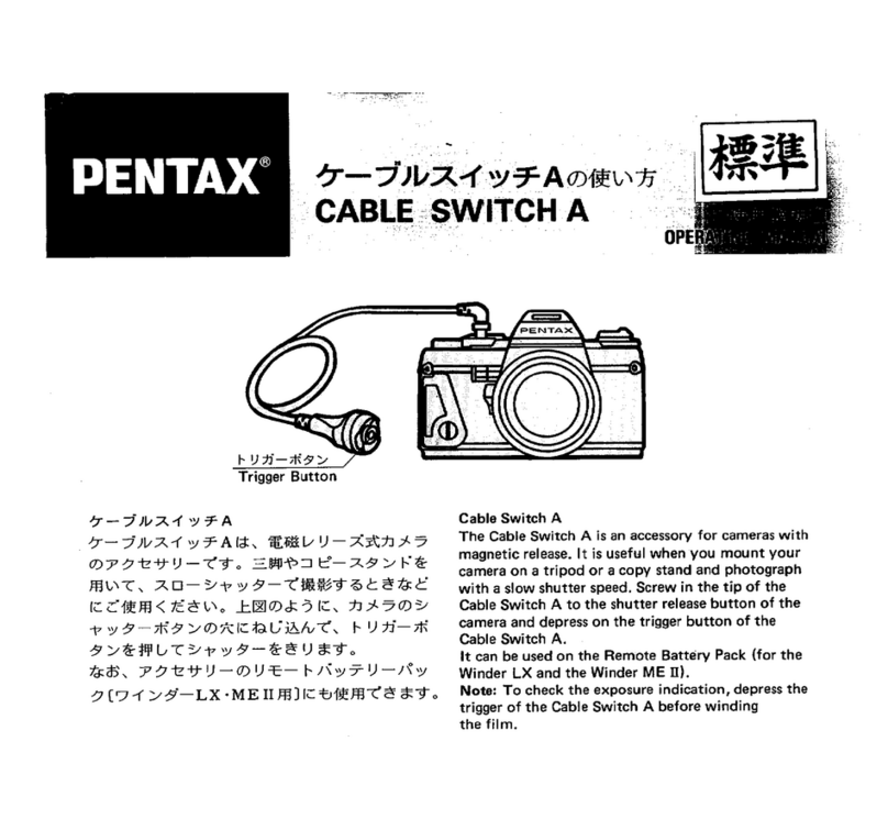 Pentax Cable Switch A User manual