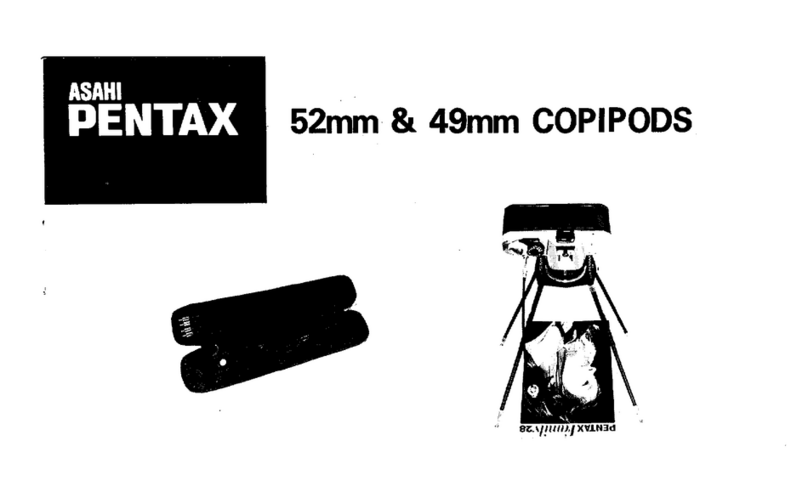 Pentax Copipods 49mm User manual Pentax Copipods 49mm User manual
