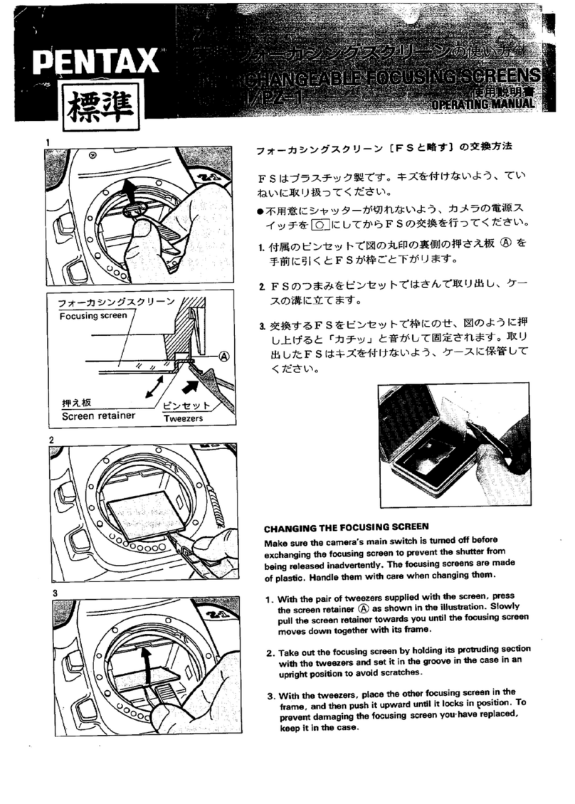Pentax PZ-1 User manual