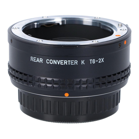 Pentax Rear Converter K T6-2X User manual
