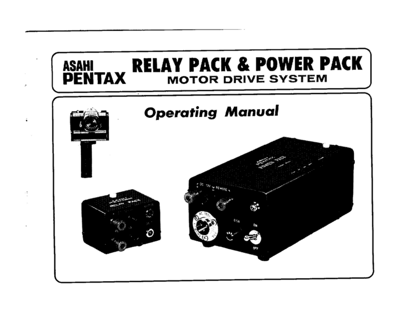 Pentax Relay & Power Pack Motor Drive System User manual