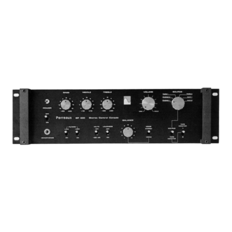 Perreaux SP100 User manual