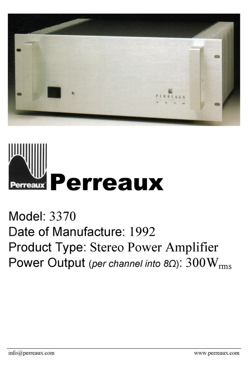 Perreaux 3370 manual