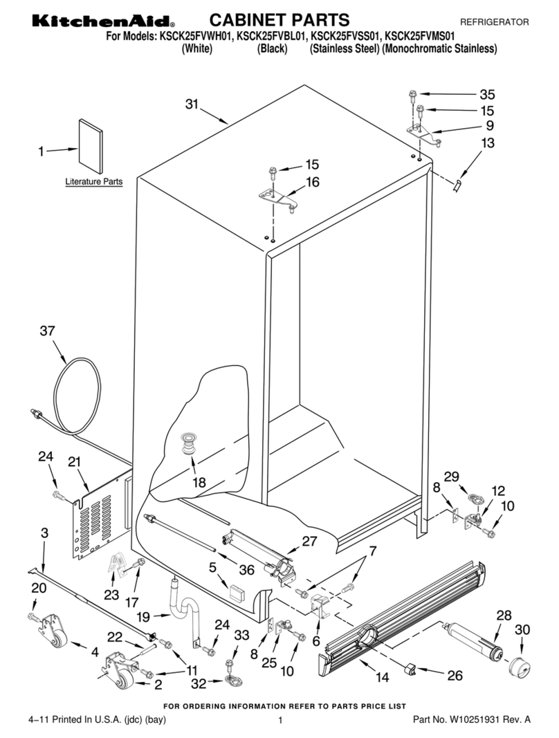 KitchenAid KSCK25FVBL01 User manual KitchenAid KSCK25FVBL01 User manual