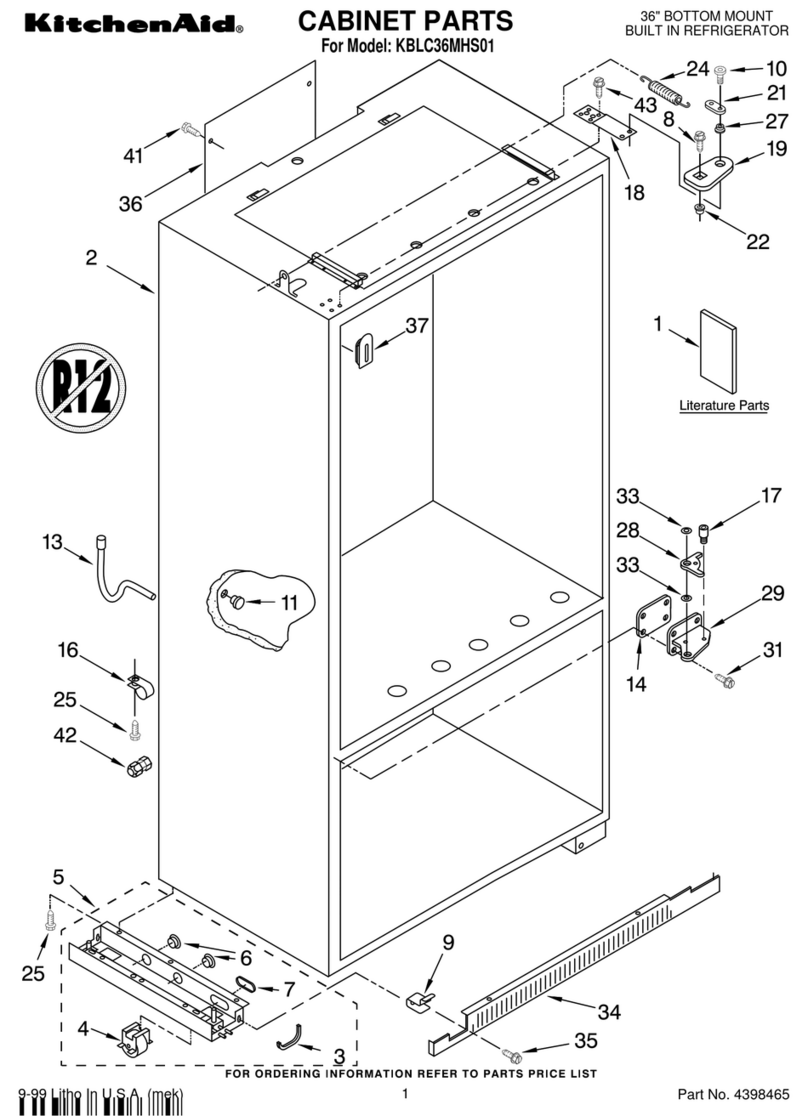 KitchenAid KBLC36MHS01 User manual