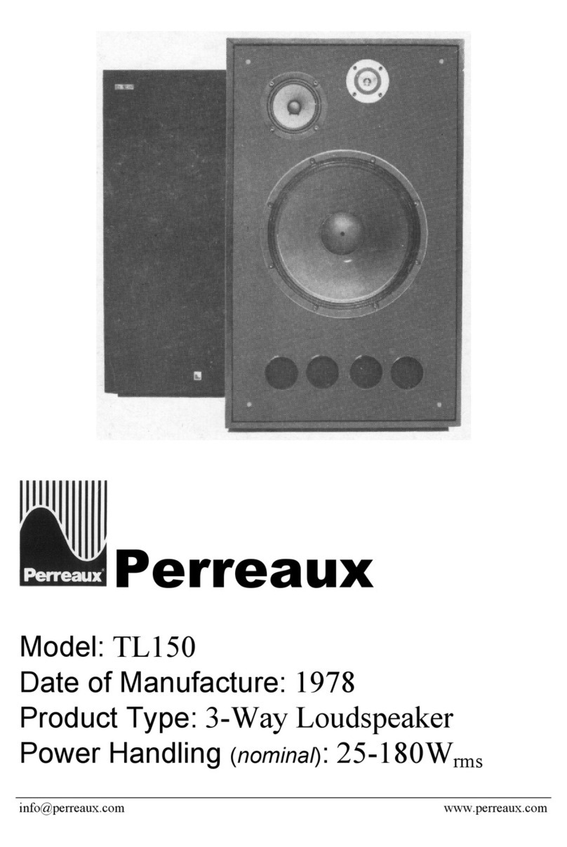 Perreaux TL150 manual